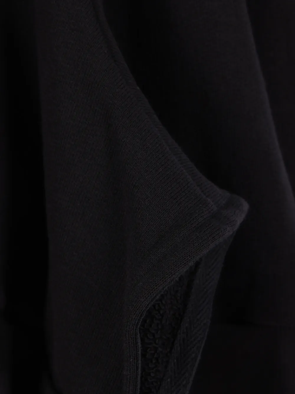 Асимметричное худи Yohji Yamamoto, черный — фото 4