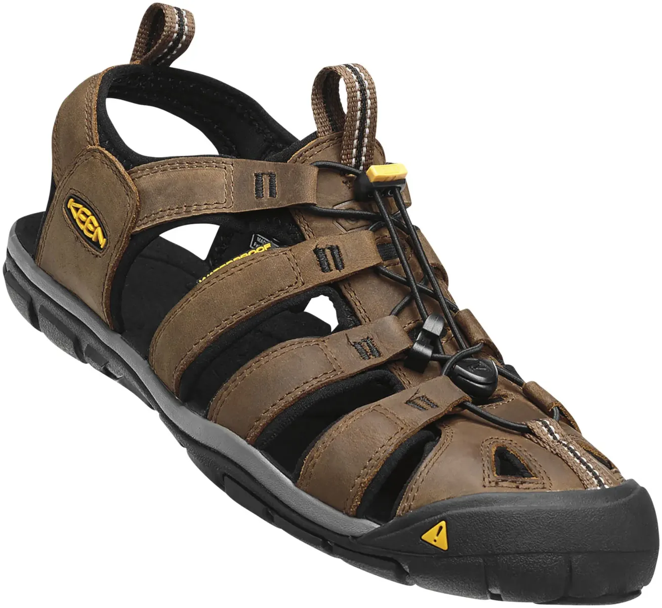 

Сандалии Keen "CLEARWATER CNX LEATHER", цвет Dark Earth/Black