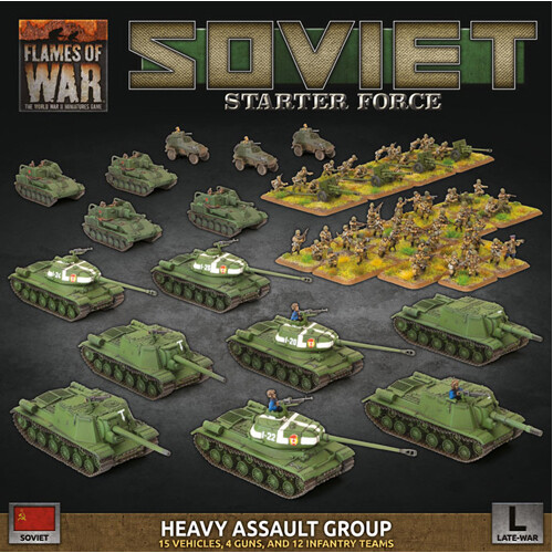 

Фигурки Flames Of War: Soviet Starter Force ‘Heavy Assault Group’ (Plastic)