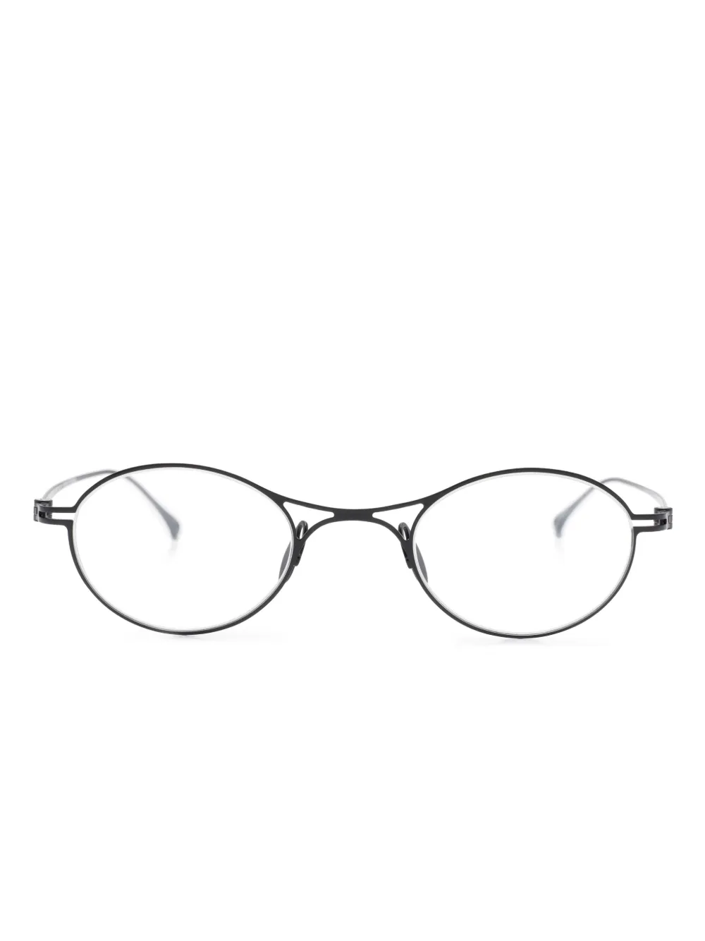 

Очки в круглой оправе GIORGIO ARMANI, черный