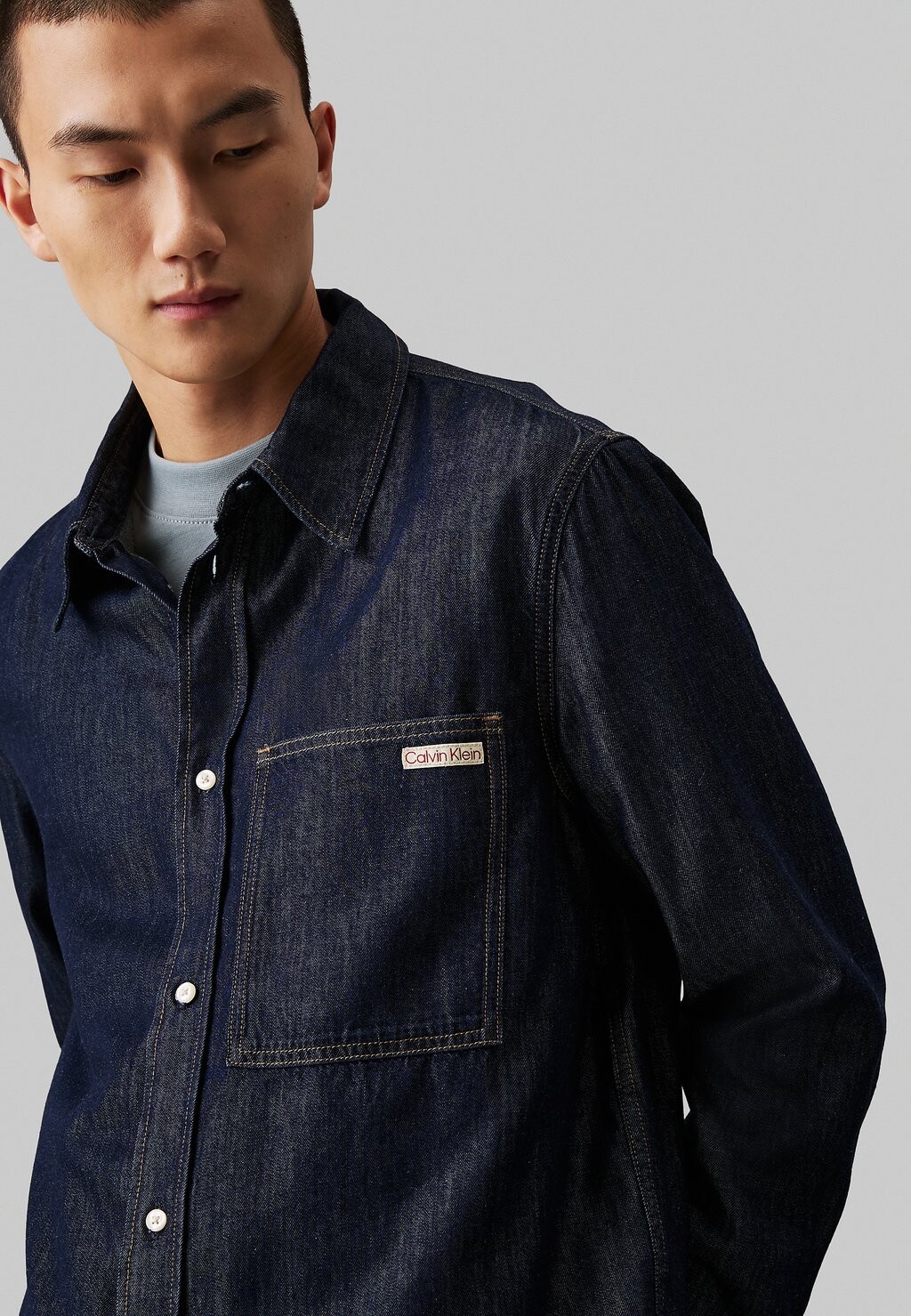 

Рубашка Calvin Klein Jeans, темно-синий