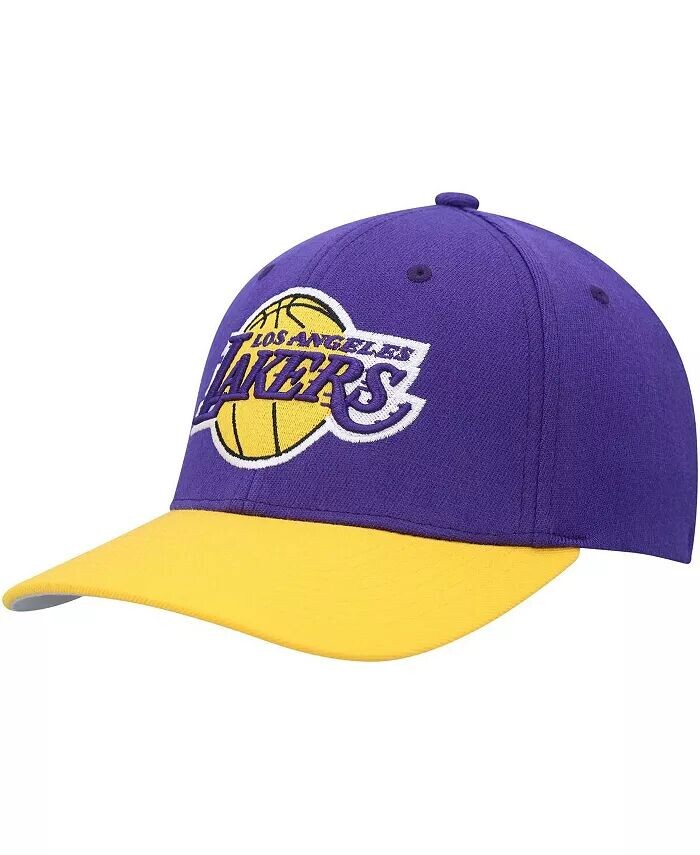 

Мужская фиолетовая, золотая бейсболка Los Angeles Lakers MVP Team Two-Tone 2.0 Stretch-Snapback Mitchell & Ness