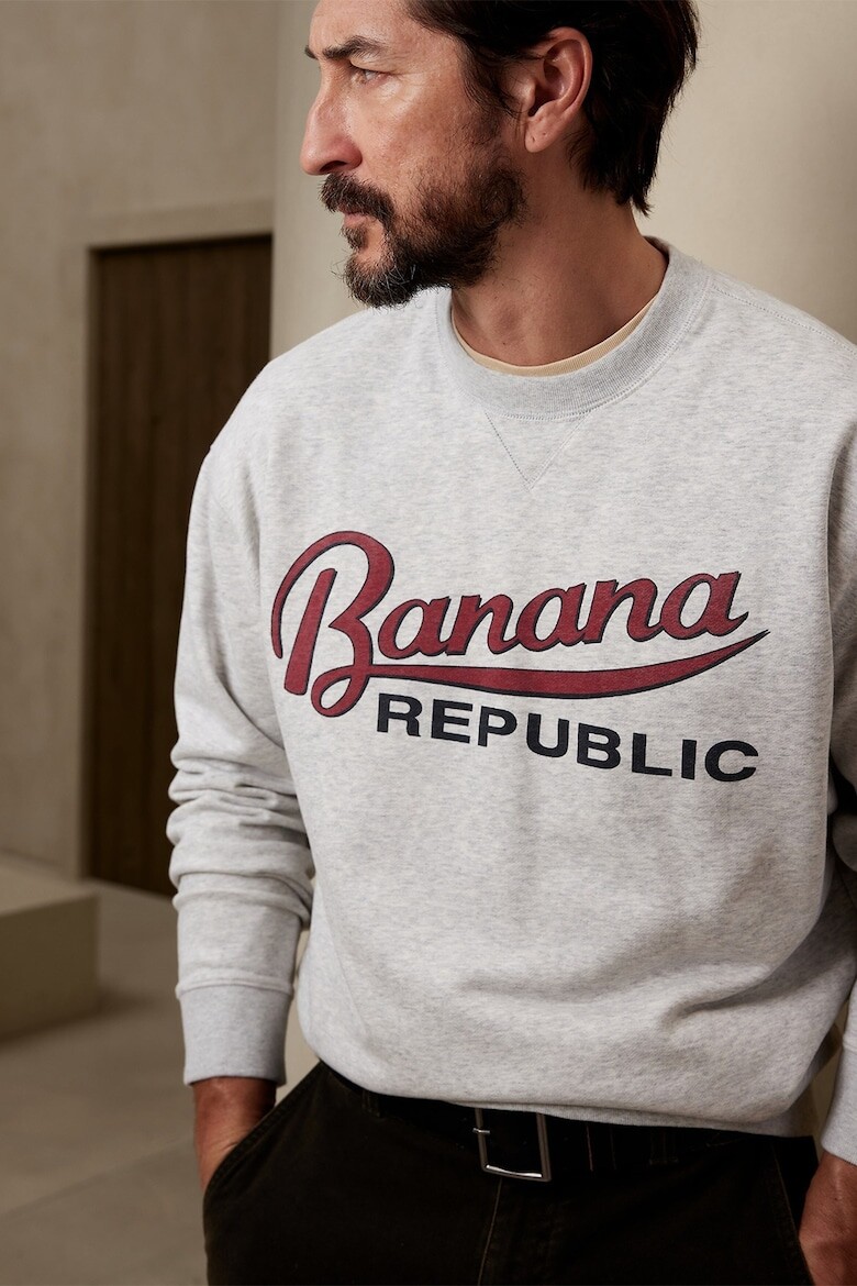 

Толстовка с заниженными рукавами и логотипом Banana Republic, бургундия
