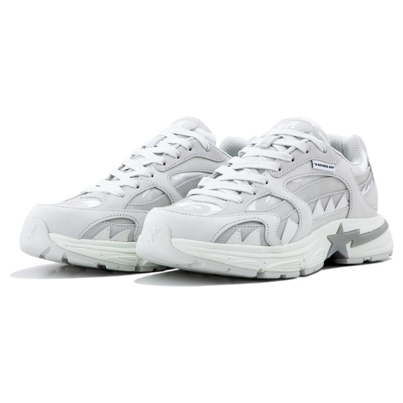 A BATHING APE Низкие повседневные кроссовки Unisex белые WHX, цвет White WHX — фото 2