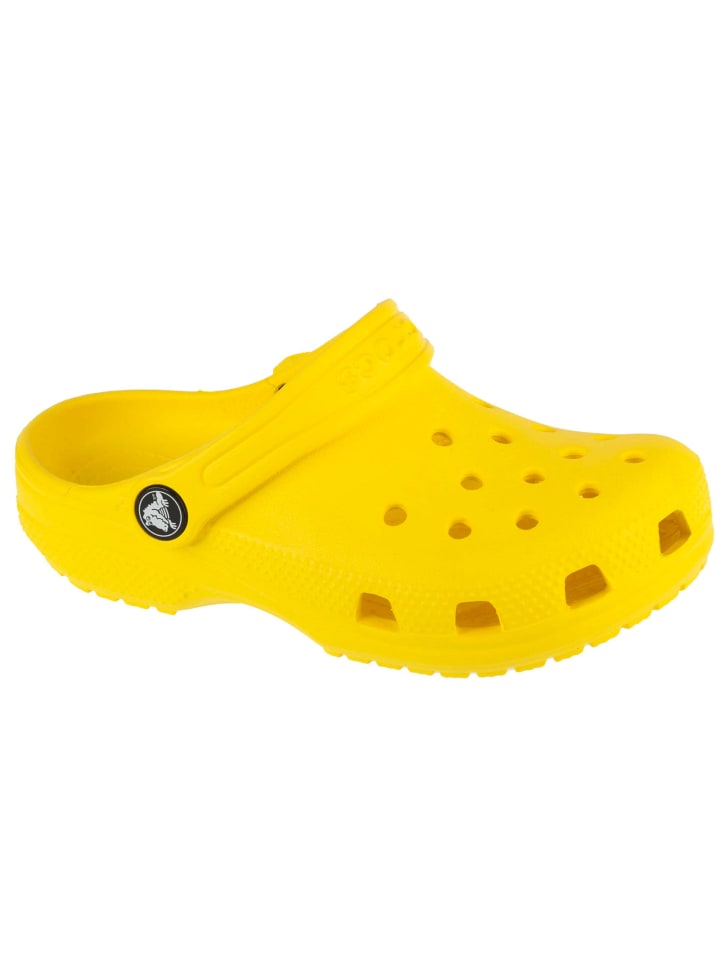 

Детские классические сабо Crocs желтого цвета