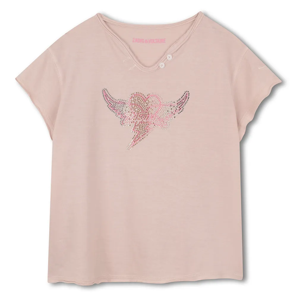 

Футболка с короткими рукавами Zadig & Voltaire X60529, розовый