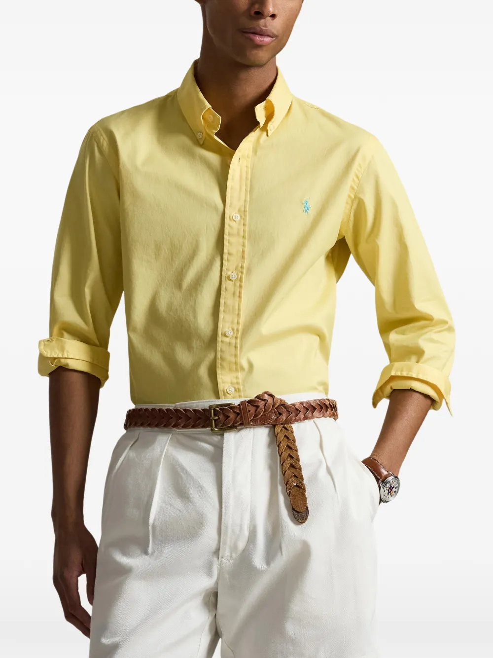 Рубашка с длинными рукавами Polo Pony Polo Ralph Lauren, желтый — фото 3