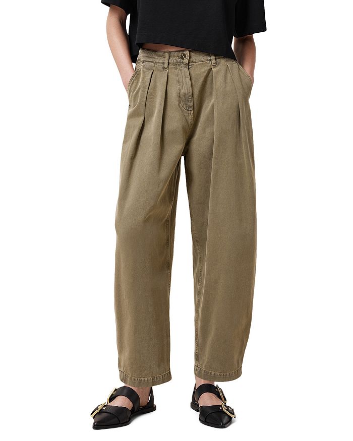 

Брюки Becca из денима ALLSAINTS, зеленый