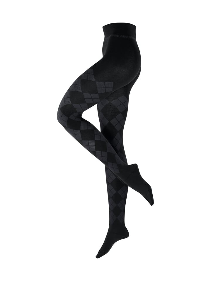 

Колготки Burlington Strumpfhose Fine Argyle, черный