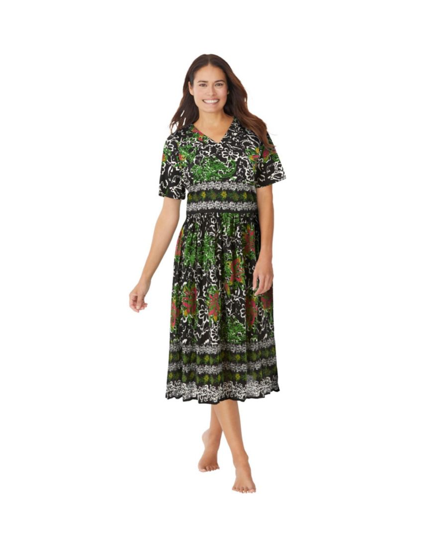 

Женский домашний комбинезон из жатого хлопка Only Neccessities Only Neccessities, Black batik