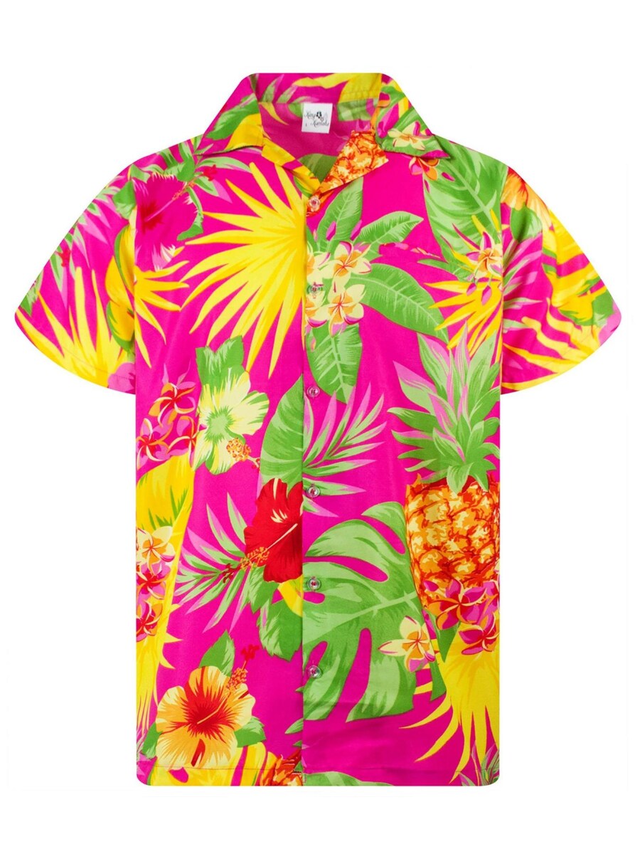 

Рубашка King Kameha Pineapple, розовый
