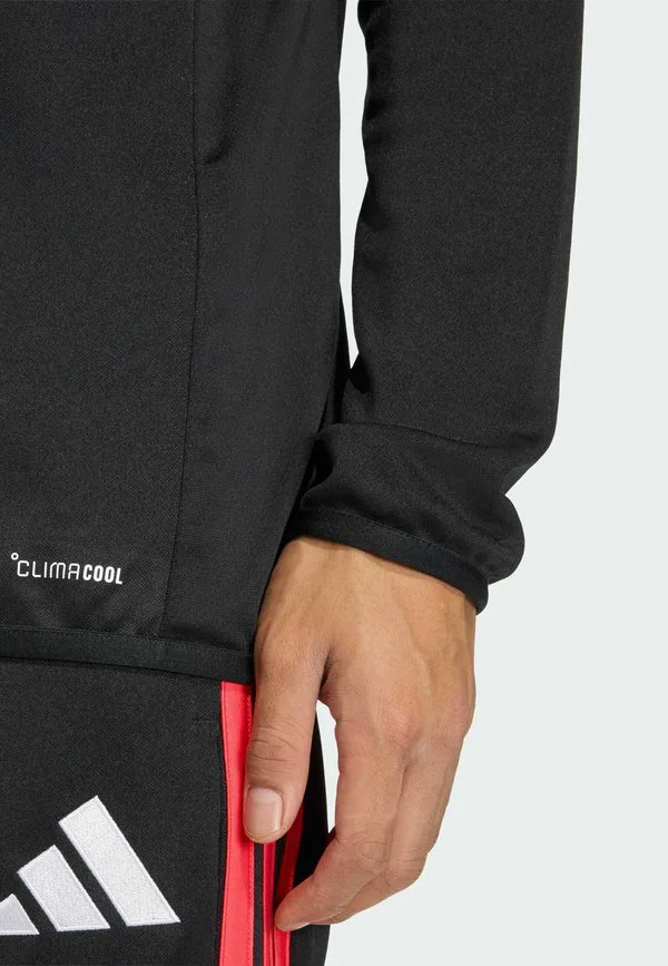 Тренировочная футболка tiro26 с длинными рукавами Adidas Performance, Black Semi Lucid Red — фото 4