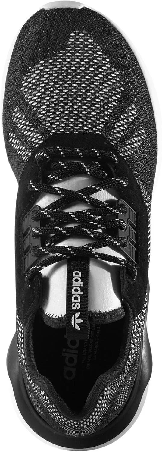 Кроссовки Adidas Tubular Runner Weave, Black Core Black Core Black Ftwr White — фото 2