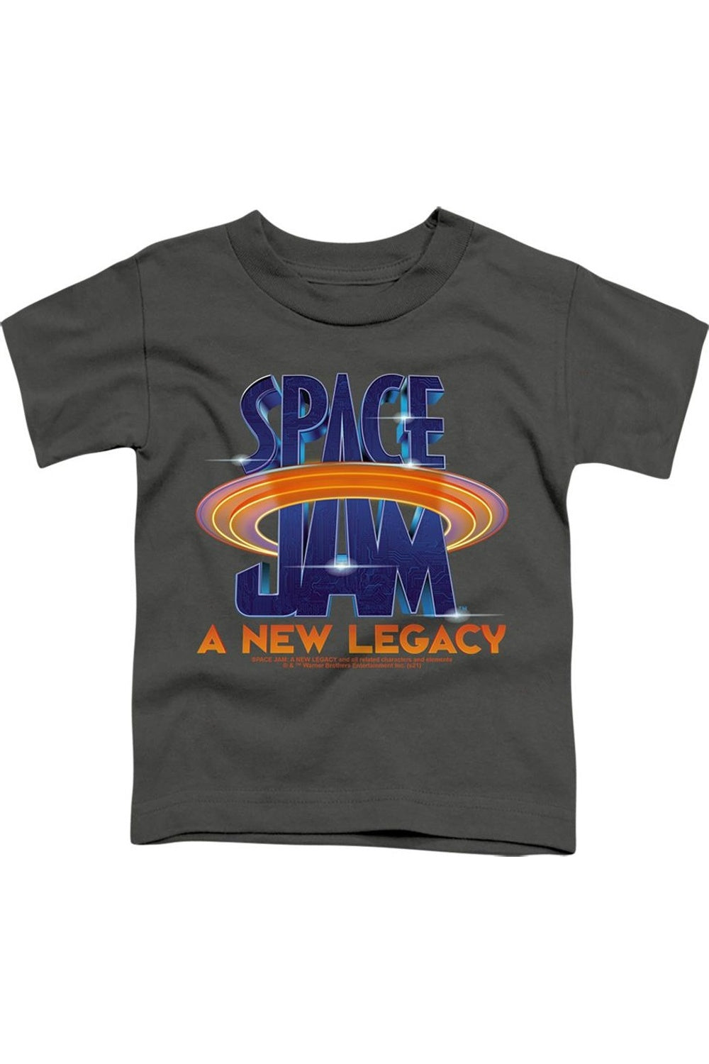 

Футболка с коротким рукавом для малышей с логотипом Space Jam 2 Gildan, Charcoal