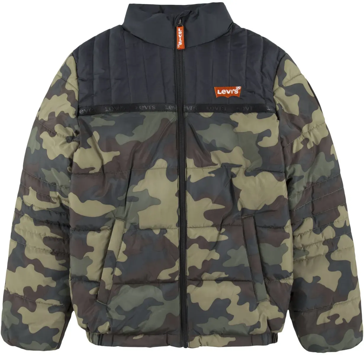 

Детская зимняя куртка Levi's "AOP COLOR BLOCK PUFFER", для МАЛЬЧИКОВ Levi'S Kids, хаки