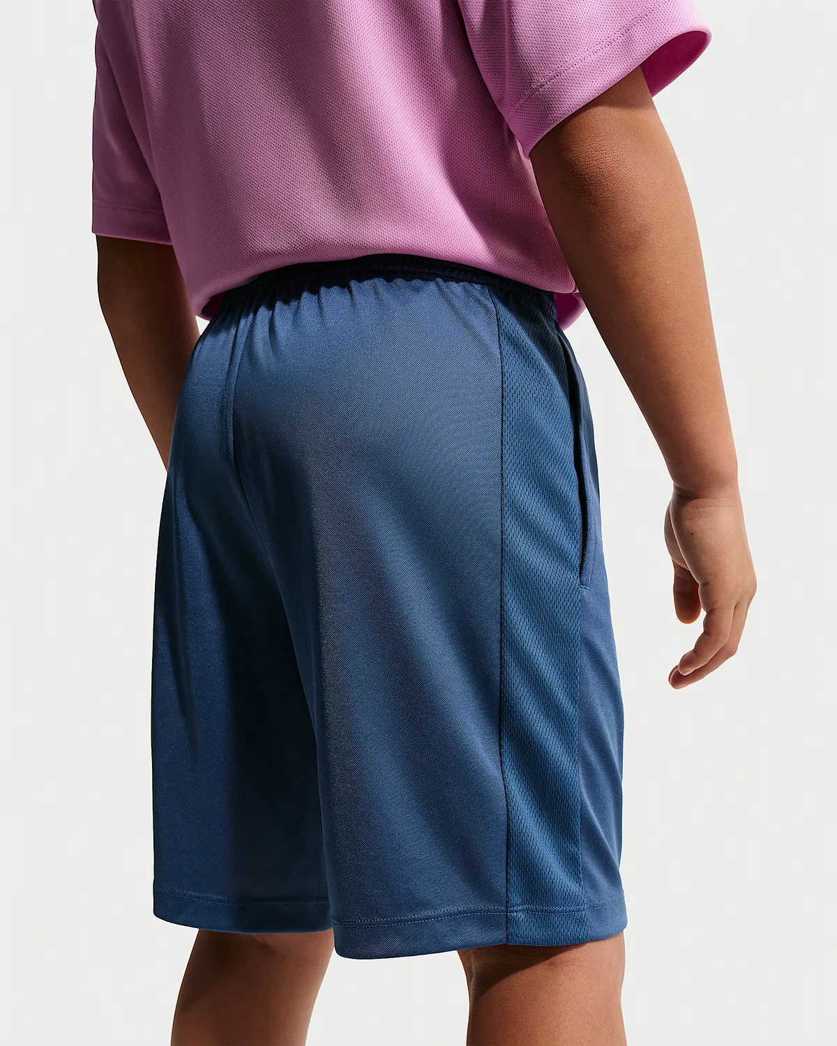 Большие детские тренировочные шорты Nike Trophy23 Dri-FIT, Mystic Navy/Mystic Navy/White — фото 3