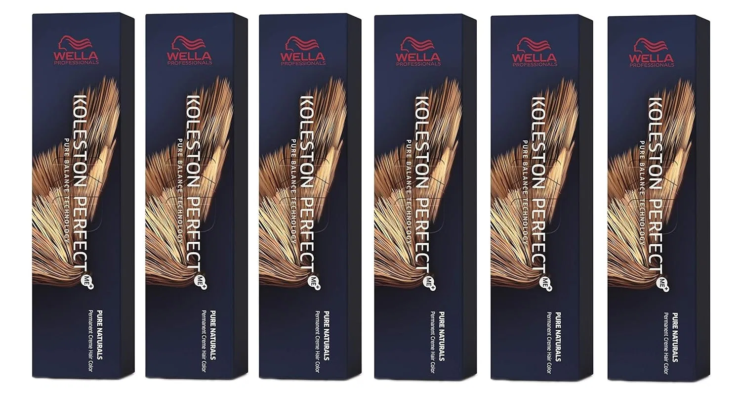 Краска для волос «Koleston Perfect ME+ 6/73 Dark Blonde Brown Gold» от WELLA, 60 мл (6 шт.) Wella