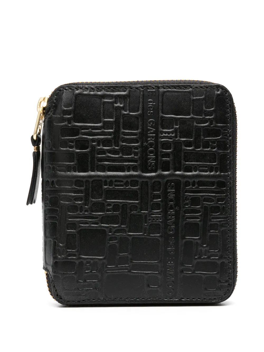 

Кошелек 'Embossed Logo' Comme Des Garçons Wallet, черный