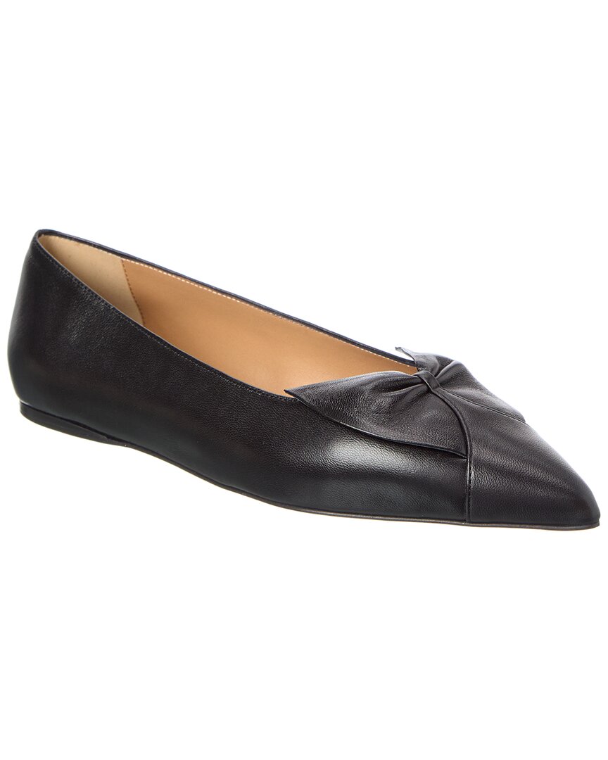 Ferragamo Gwen кожаные балетки Salvatore Ferragamo, черный