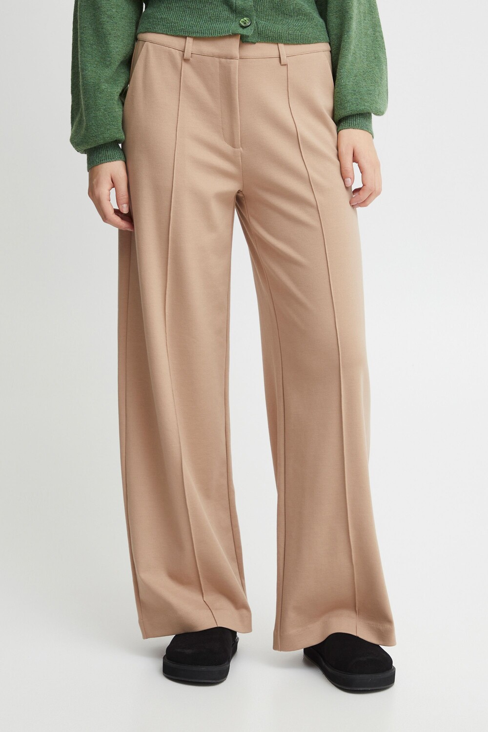 

Брюки ICHI Stoffhose IHKATE SUS OFFICE WIDE PA 20116768, коричневый