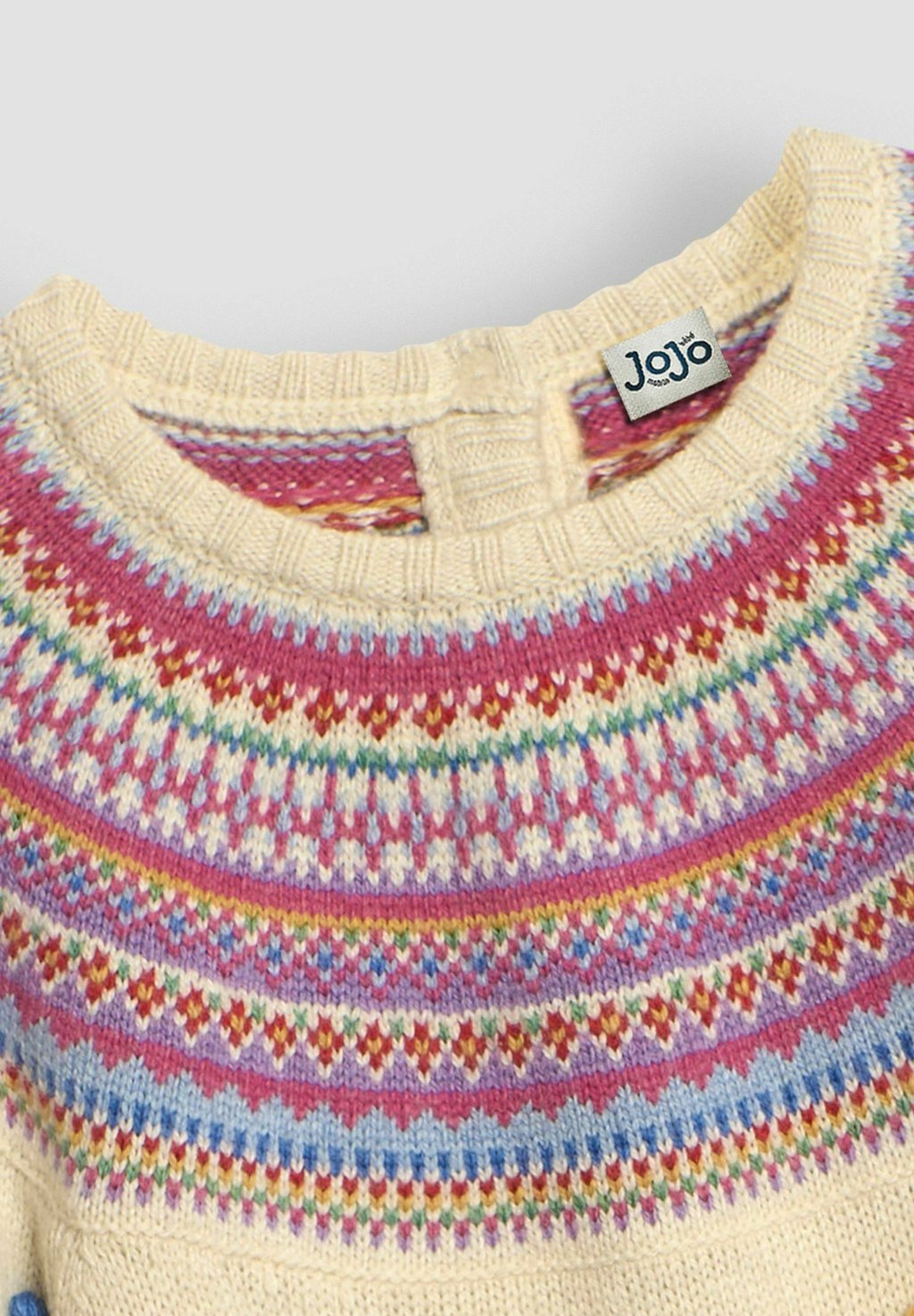 

Платье-джемпер BRIGHT FAIR ISLE REGULAR FIT JoJo Maman Bébé, бежевый