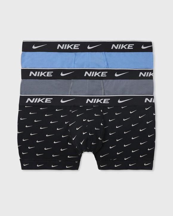 

Трусы Nike Everyday Cotton Stretch Trunk 3-Pack, цвет swoosh print/grey/uni