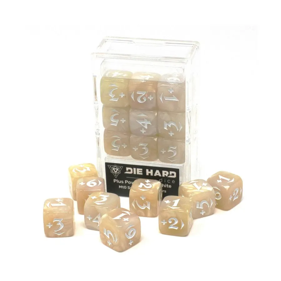 

Плюс блок питания — белый (9), Magic - The Gathering Spindown Counters (Die Hard Dice)