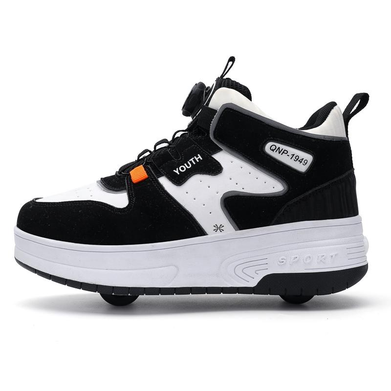 

Износостойкие низкие детские кроссовки для активного отдыха YUZHAOLIN, белый/черный