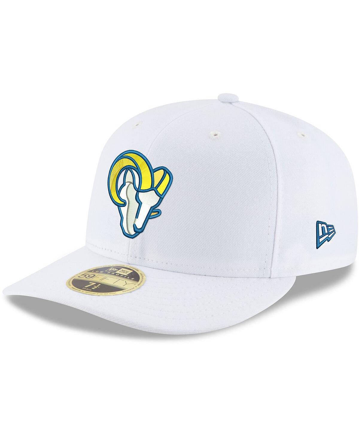 

Мужская белая приталенная шляпа Los Angeles Rams Alternate Logo Omaha Low Profile 59FIFTY New Era