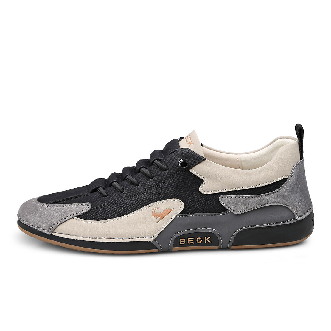 

BECK Навигатор Коллекция низкие кеды унисекс черный серый, цвет Black Gray