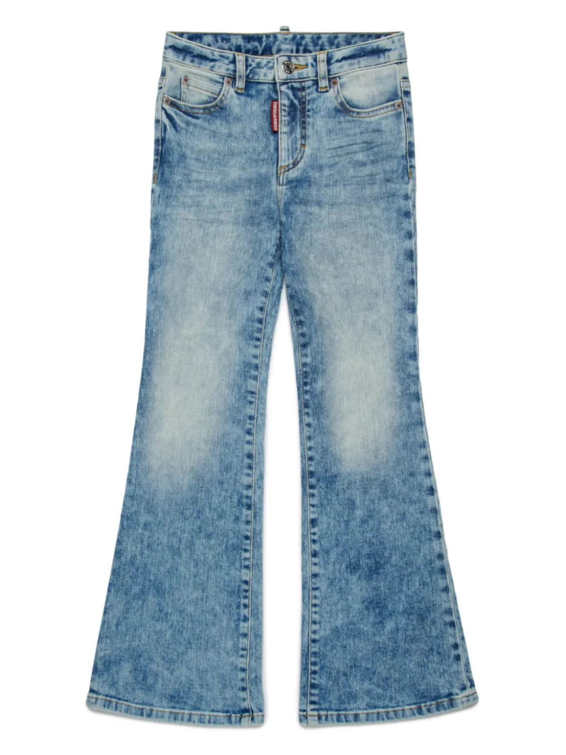 

DSQUARED2 KIDS расклешенные джинсы Twiggy, синий