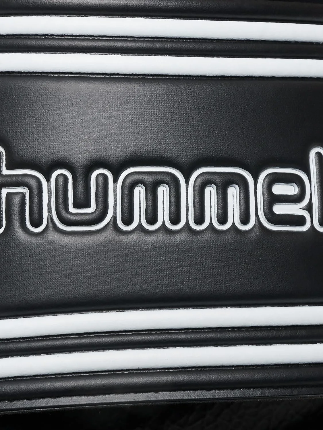 Сандалии Hummel унисекс в ретро-стиле для бассейна, черный — фото 4