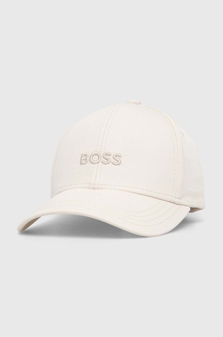 

Бейсболка BOSS из хлопка, бежевый