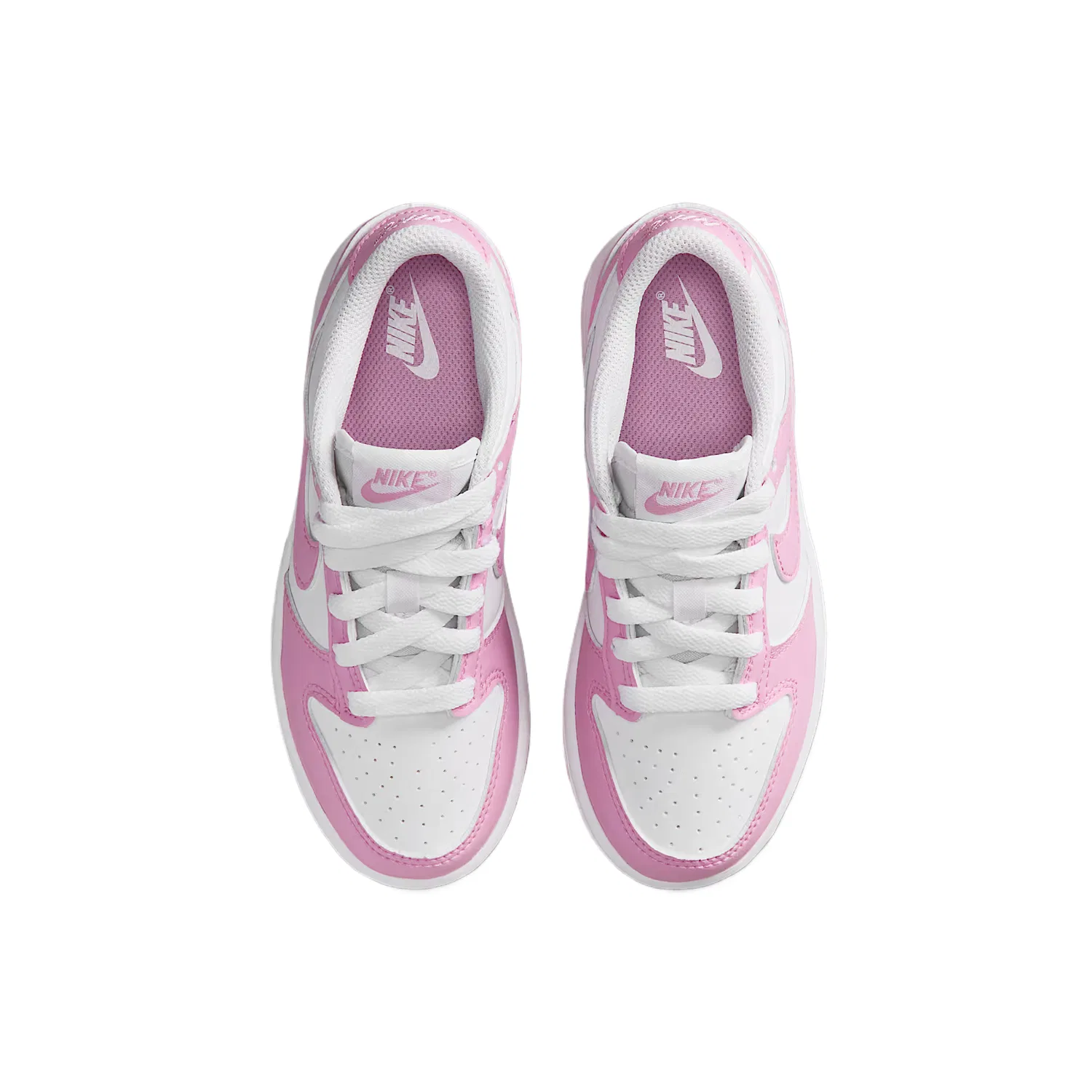 Детские кроссовки для скейтбординга Kids Nike, White/White/White/Rise Pink — фото 4