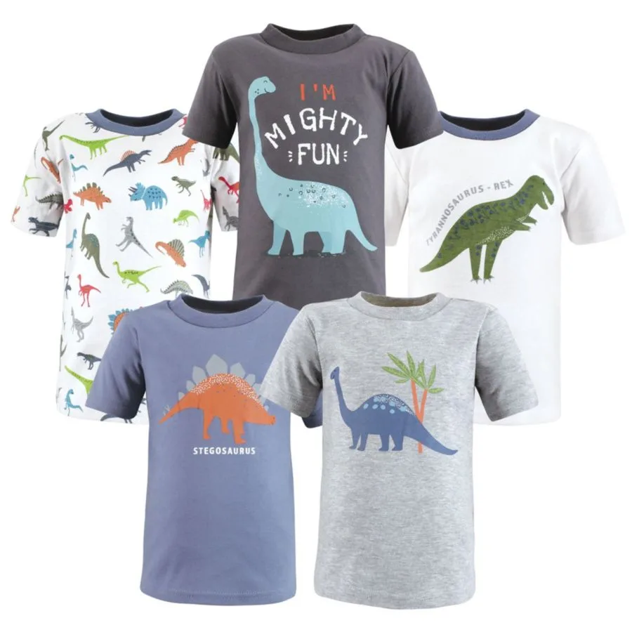Футболки с коротким рукавом и круглым вырезом Hudson Baby, Dinosaur