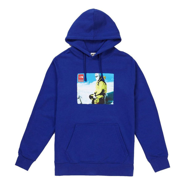 

Толстовка fw18 the north face photo hooded sweatshirt royal Supreme, синий