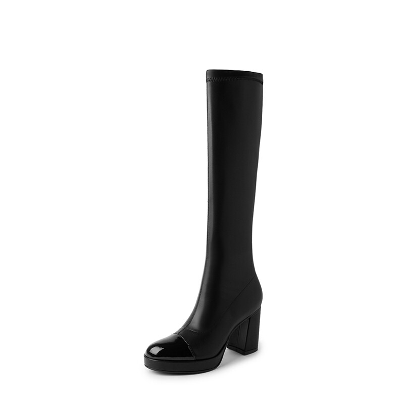 

Сапоги женские Pvaj, цвет Black Suede
