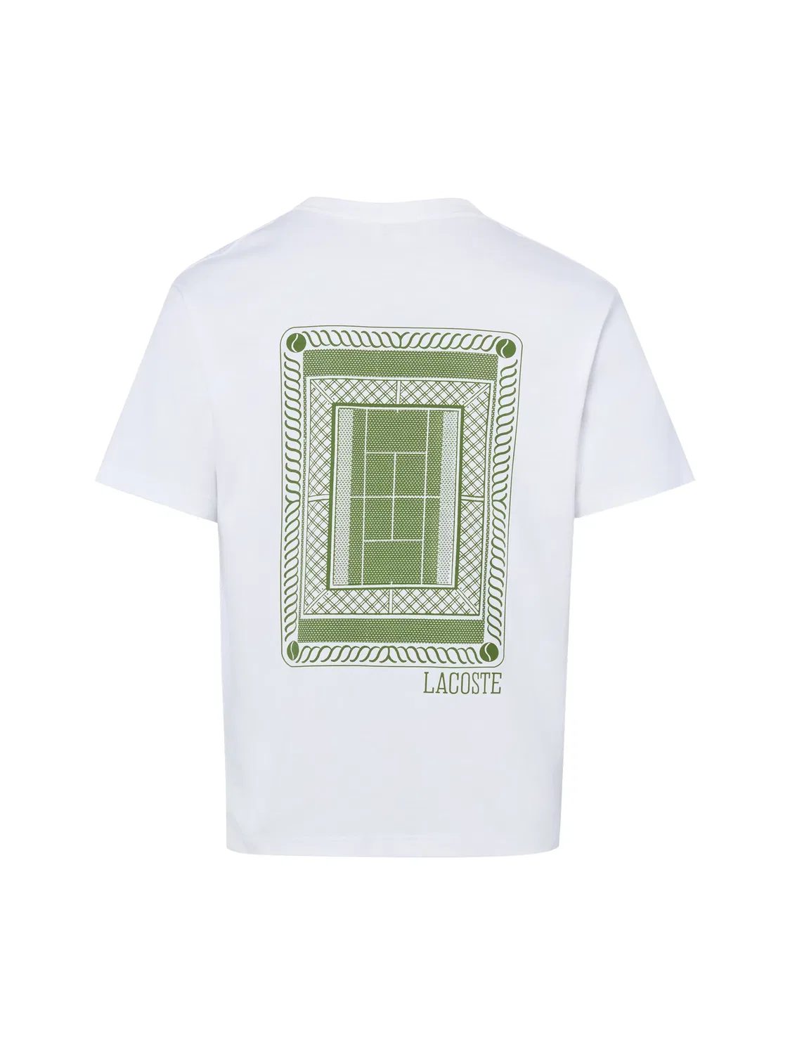 Футболка из хлопка Lacoste, белый — фото 2