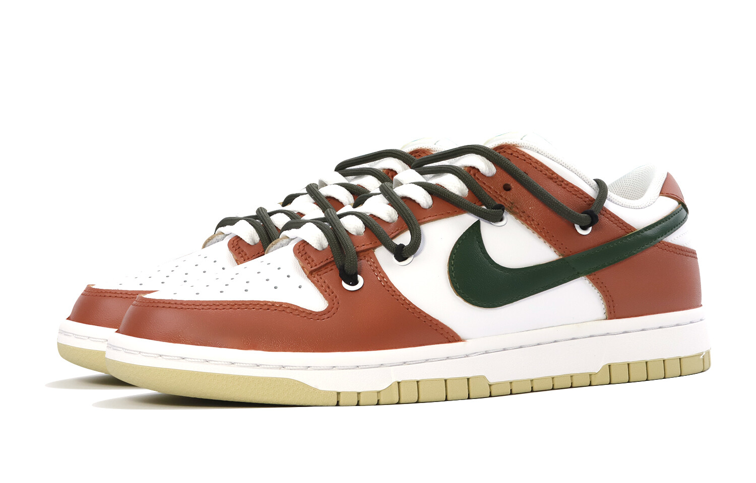 

Мужские кроссовки для скейтбординга Nike Dunk, Red-brown-green
