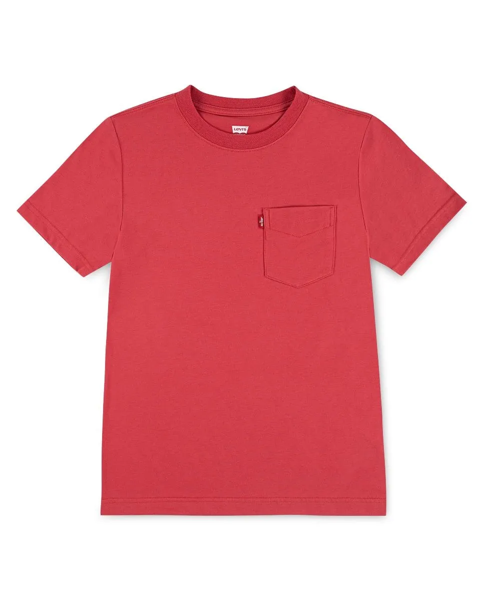 

Футболка Sunset Pocket для мальчика Levi's, красный