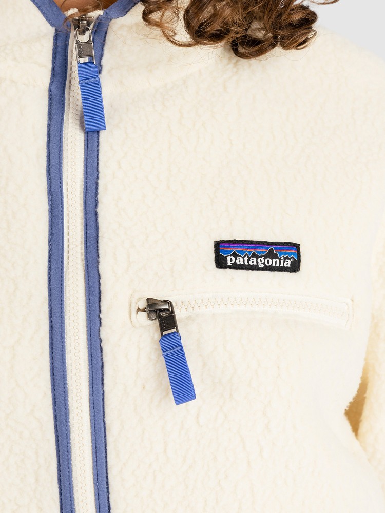 Флисовый пуловер Patagonia Retro Pile Marsupial Half-Zip Fleece Pullover, natural — фото 3