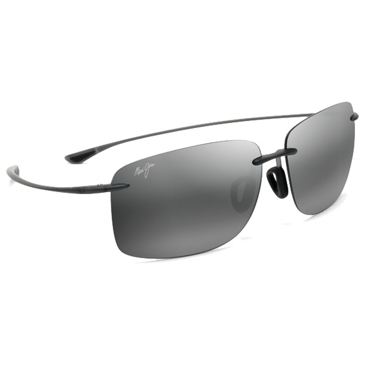 

Солнцезащитные очки Hema Gloss Black Maui Pure LT с двухградиентной серой отделкой Maui Jim