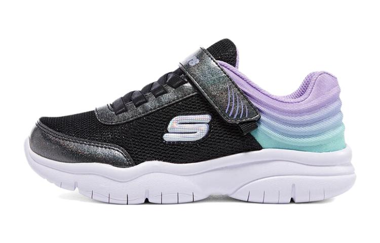 

Кроссовки Cushioning Low top Kids Lifestyle Shoes Teenagers Skechers, черный/фиолетовый