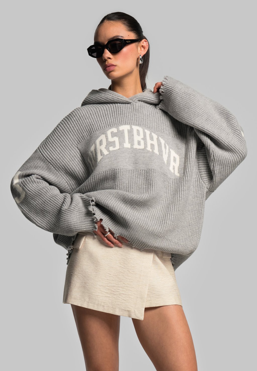 

Толстовка с капюшоном TOVE HOODIE - Jumper WRSTBHVR, серый