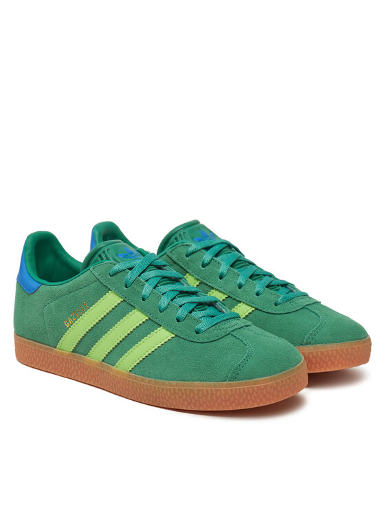 Кроссовки Gazelle JP7127 Adidas, зеленый — фото 2
