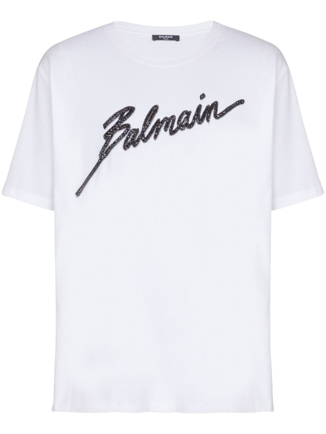 

Футболка с вышитым логотипом Balmain, белый