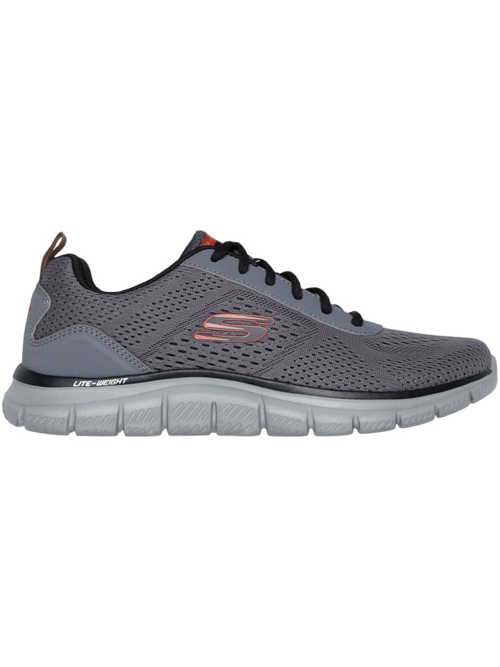 Кроссовки женские Skechers Track - Leshur сетчатые, серый — фото 2