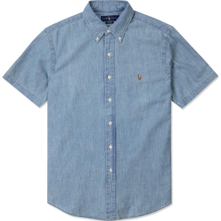 Рубашка мужская светлый деним Polo Ralph Lauren, Light Denim — фото 3