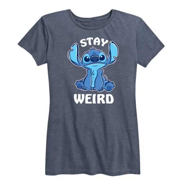 

Женская футболка с принтом «Lilo & Stitch Stay Stryker» Disney, синий