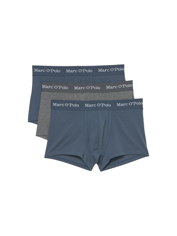

Трусы боксеры Marc O'Polo Trunk Essentials, цвет moon stone, grey melange